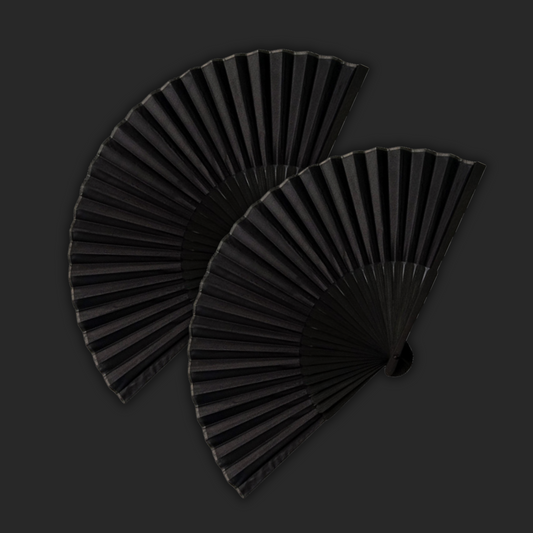 EVENTAIL DE RAVE NOIR