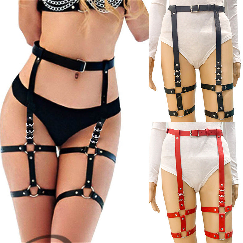 HARNAIS CUISSES CUIR