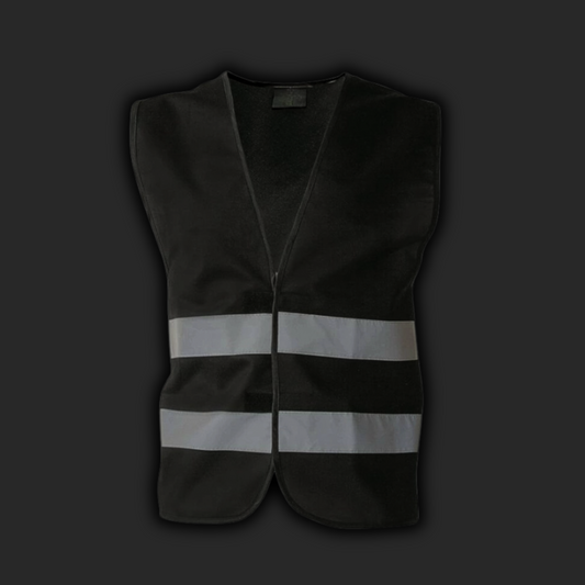 GILET REFLECHISSANT NOIR