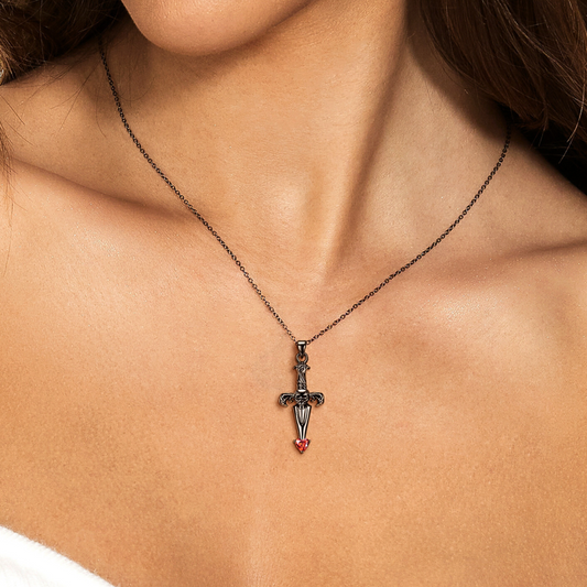 PENDENTIF RAVE SKULL CROSS