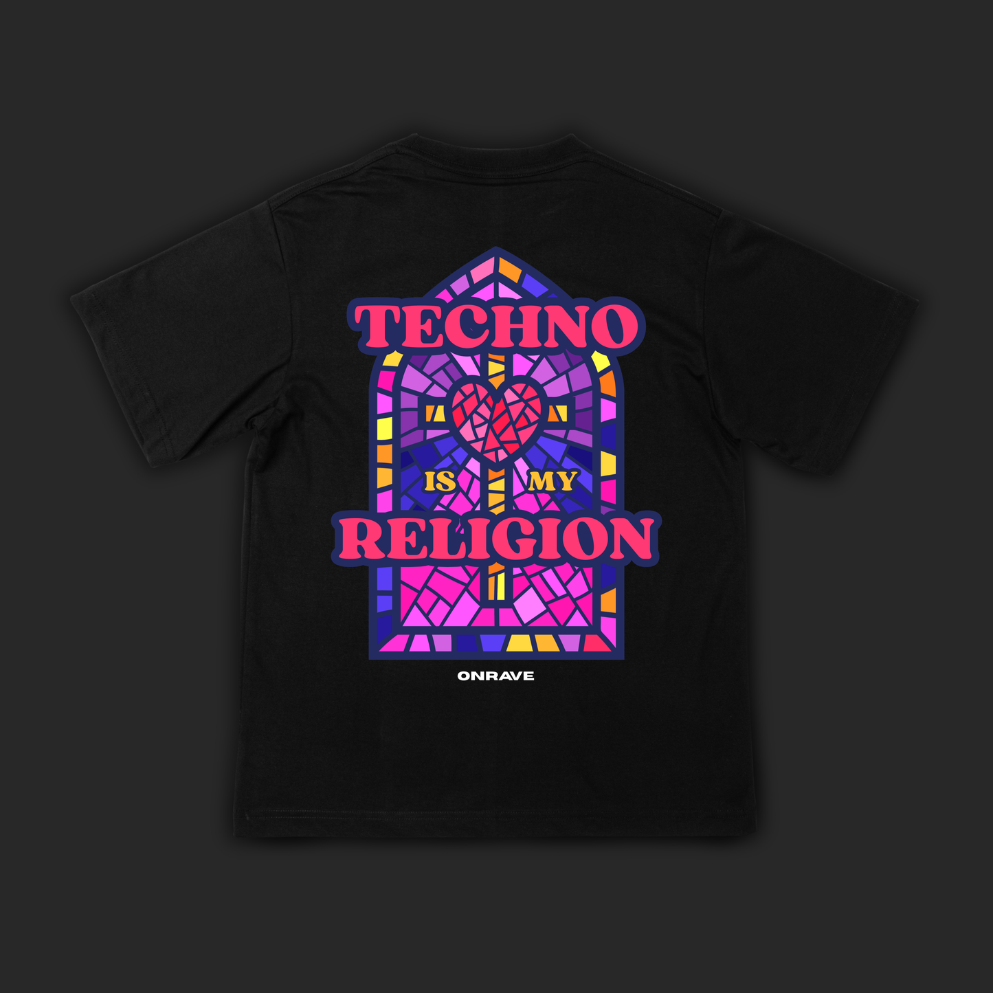 T-SHIRT TECHNO IS MY RELIGION