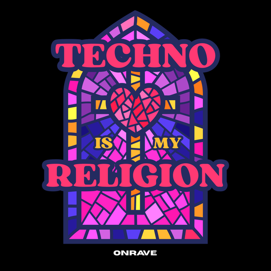 T-SHIRT TECHNO IS MY RELIGION