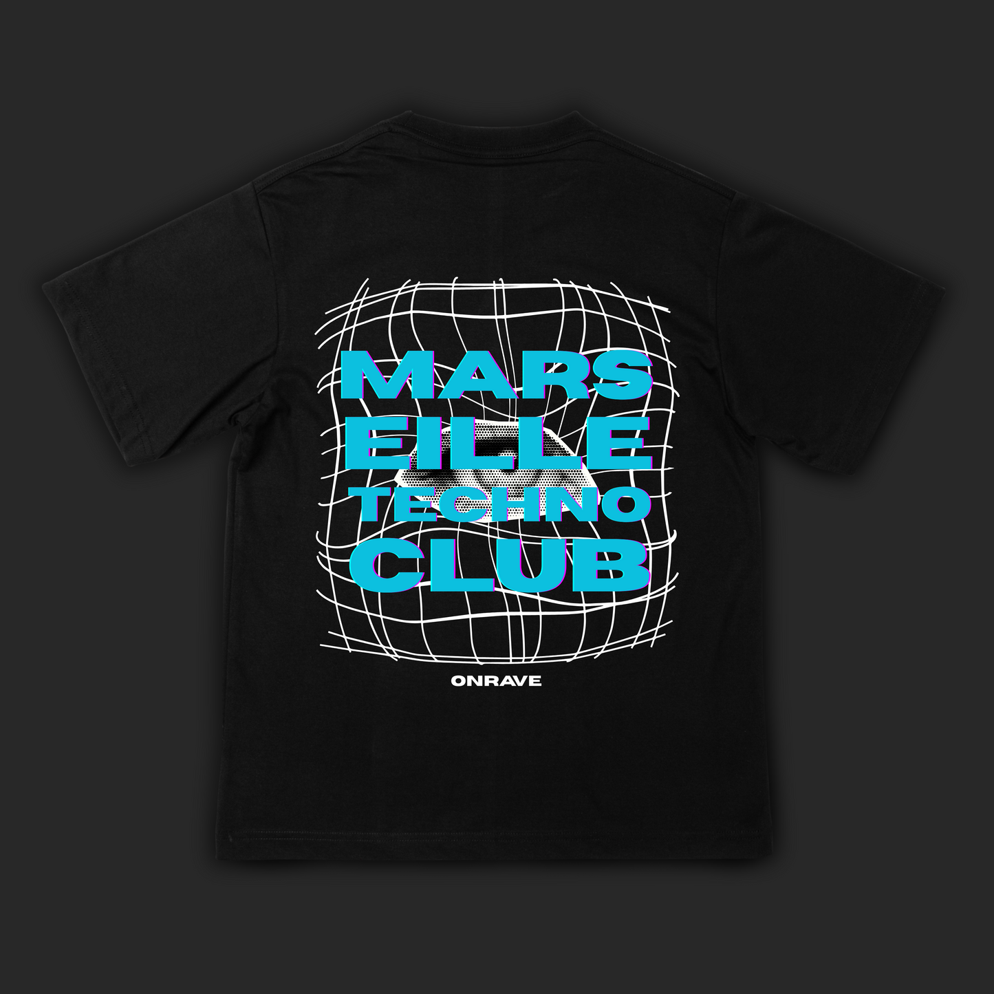 T-SHIRT MARSEILLE TECHNO CLUB